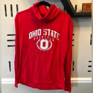 Ohio State Cowlneck/Hoodie Shirt